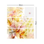 تابلو سه تکه گل کد TA1303 - تصویر 2