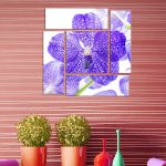 تابلو گل مدرن چند تکه کد TA0401 - تصویر 2