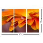 تابلو سه تکه گل کد TA1010 - تصویر 2