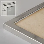 قاب عکس ساده کروم PVC دو سانت
