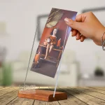 استند عکس پایه چوبی