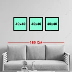 تابلو کوبیسم لاین آرت کد RKN1659 - تصویر 8