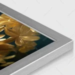 تابلو دکوری گل طلایی کد TG-1005 - تصویر 3