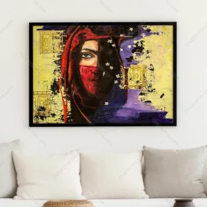 تابلو نقاشی چهره