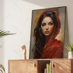 تابلو دیجیتال آرت چهره