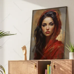 تابلو دیجیتال آرت چهره