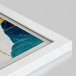 تابلو آبستره مشکی طلایی کد RKN1365 - تصویر 6