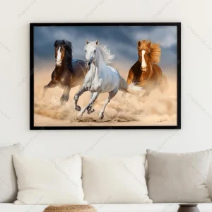 تابلو اسب دونده