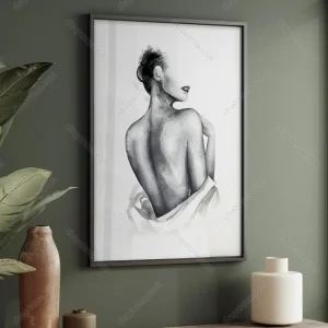 تابلو دکوراتیو نقاشی آبرنگی مدرن