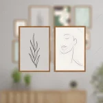 تابلو چند تکه مینیمال کد RKN1610 - تصویر 4