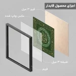 تابلو وان یکاد دکوراتیو کد VK122 - تصویر 4