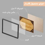 تابلو وان یکاد مدرن کد VK123 - تصویر 5