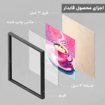 فنجان صورتی قهوه من