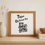 تابلو Think Outside the Box