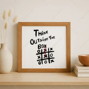 تابلو Think Outside the Box
