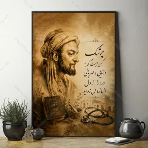 تابلو روز پزشک ابوعلی سینا