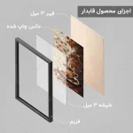 تابلو کافه نقاشی پیکسلی