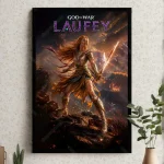 تابلو گیمینگ بازی god of war LAUFEY