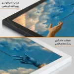 تابلو روز پزشک طرح نقاشی آفرینش میکل آنژ کد DR008 - تصویر 5