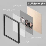 تابلو کافی شاپ طرح فانتزی میمون کد CP171 - تصویر 5