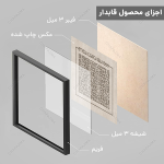 تابلو آیت الکرسی با خط بنایی کد MZ158 - تصویر 6